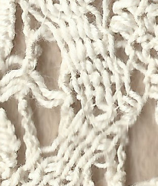 Machine-made lace - half stitch