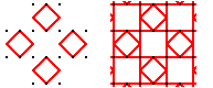Pinned cross-overs rose ground