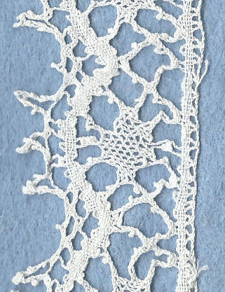 Trail inside lace