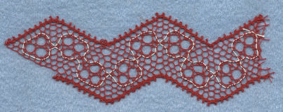 Bobbin lace wiggle