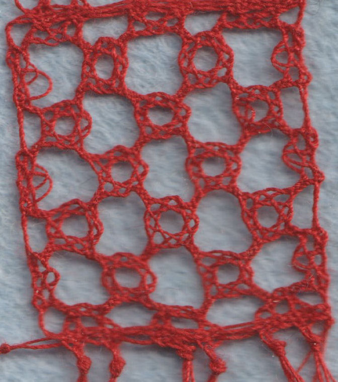 Plaited rose ground