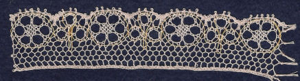 Bobbin lace strip