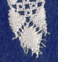 Finishing bobbin lace