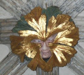 Green Man in Norwich Cathedral