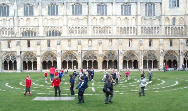 Maze in Norwich Cathedral