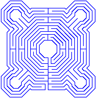Reims maze - walls