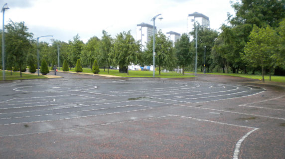 Maze in Glasgow Green