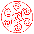 Irish Spiral pattern