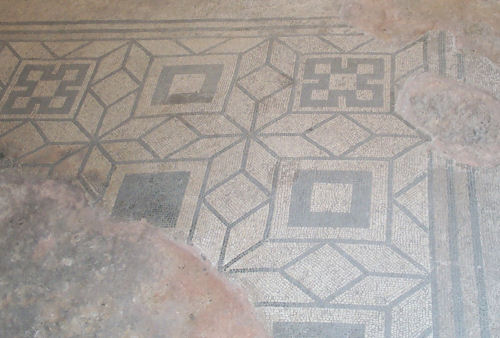 Fishbourne Roman Palace mosaic photo