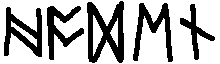 Anglo Saxon runes spelling Woden
