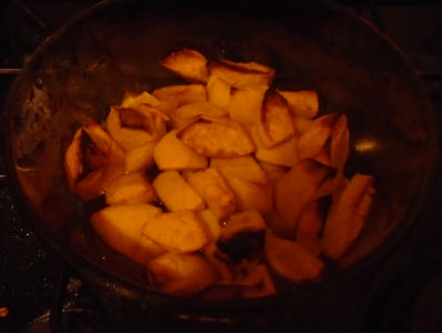 Baked apple