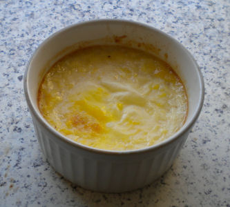 Baked custard