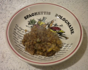 Lentils and cabbage