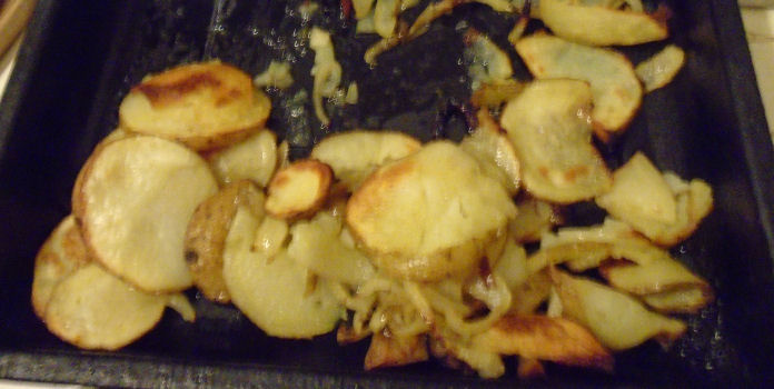 Potato and onions