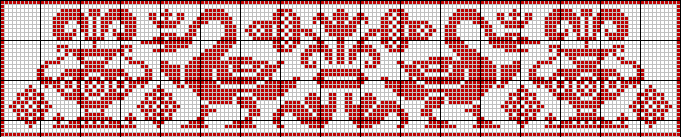 Swan border - pattern 2