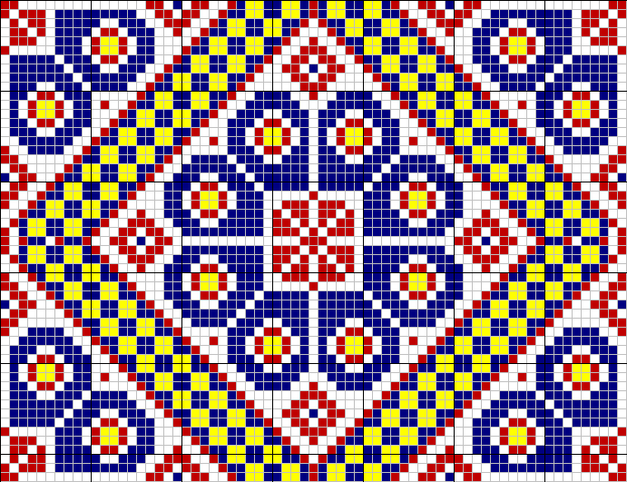 Flower border - basic unit