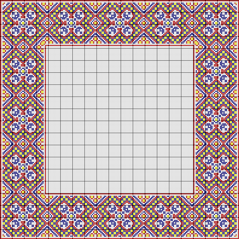 Geometric border - corners