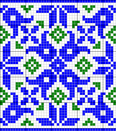 Flowers border - basic unit