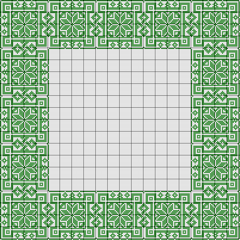 Foliage border - corners