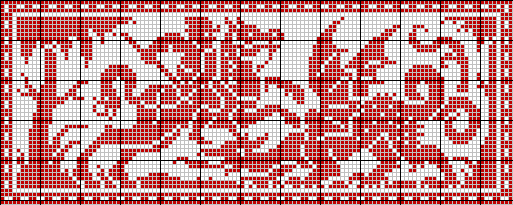 George and the Dragon border - pattern 1