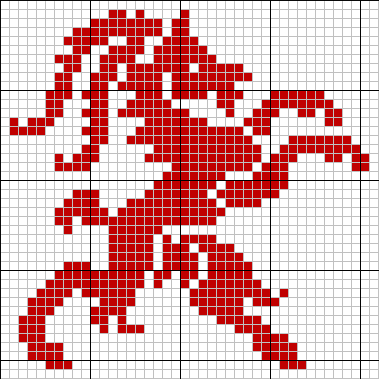 Goat tapestry pattern