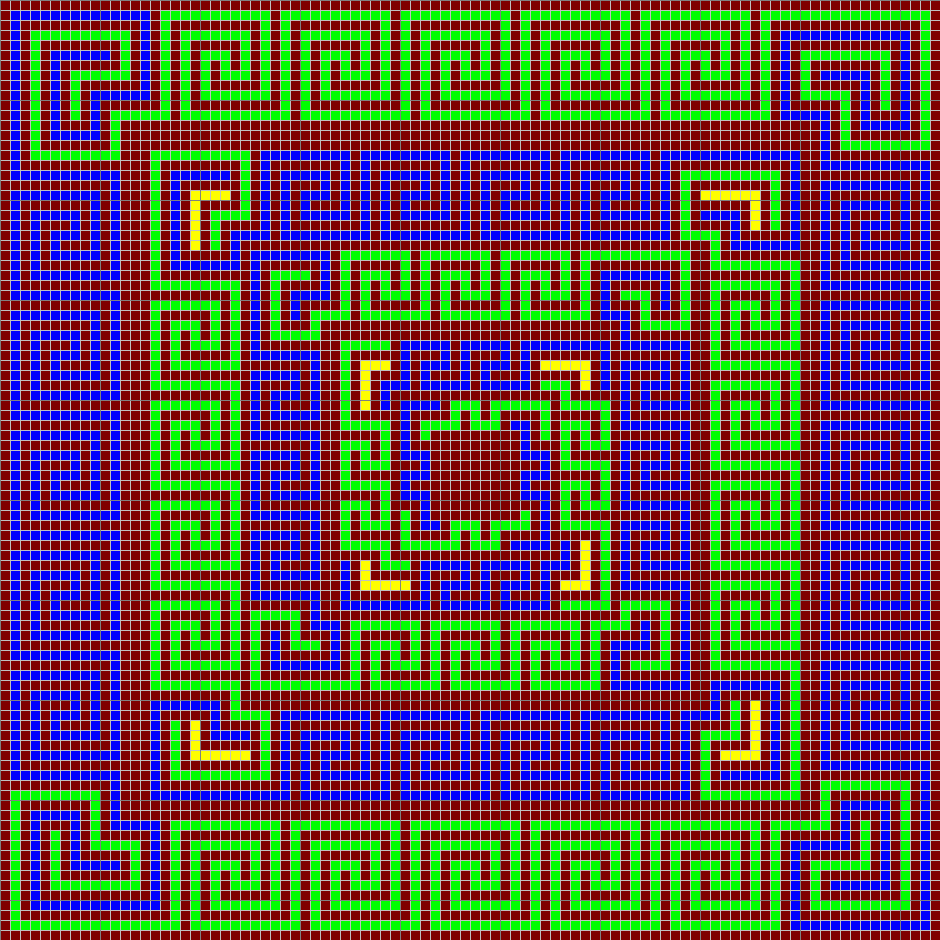 Greek key tapestry pattern