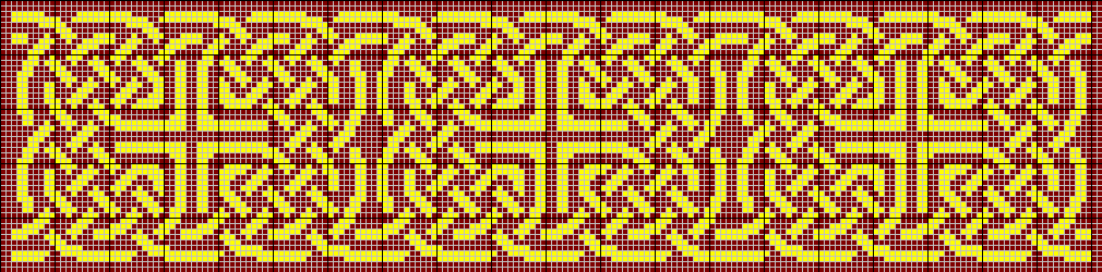 Celtic knot tapestry pattern
