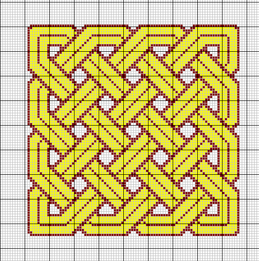 Celtic knot pattern
