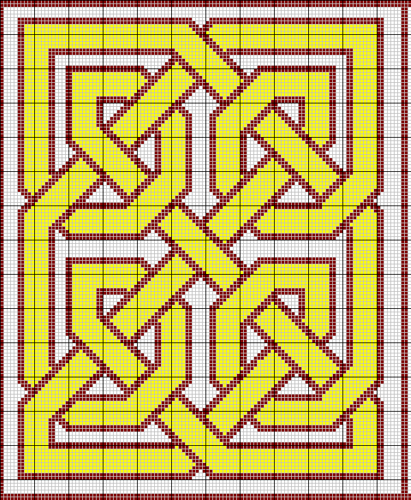Celtic knot tapestry pattern