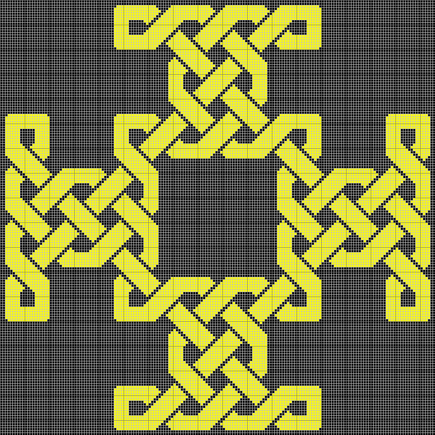 Celtic knot tapestry pattern