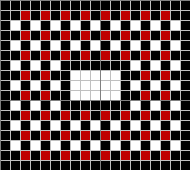 Roman Mosaic tapestry pattern