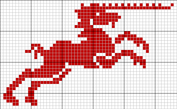 Unicorn tapestry pattern