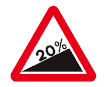 road sign for hill