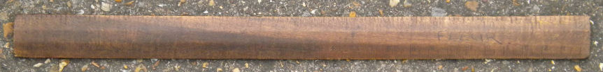 Wooden school ruler