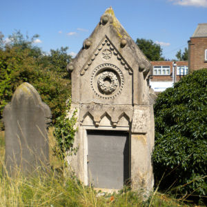 Gravestone of coach driver