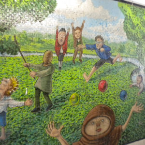 From mural on Elizabeth Way underpass