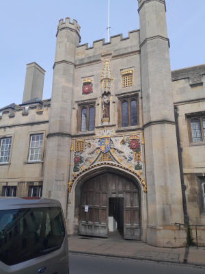 Christs College gatehouse