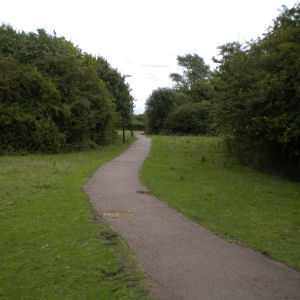 Coldhams Common path to Abbey swimming pool
