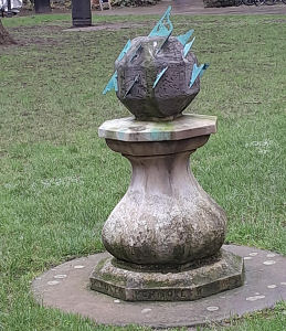 Sun dials in Downing Site