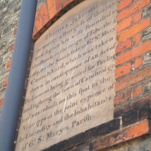 Notice about Alms houses