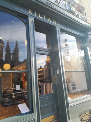 Shop with barometer