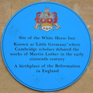 Blue Plaque about Reformation