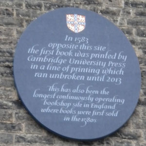First printer and bookshop