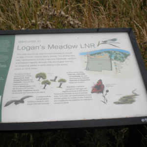 Logan's Meadow sign