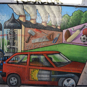 Elizabeth Way roundabout murals