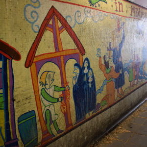 Elizabeth Way roundabout murals