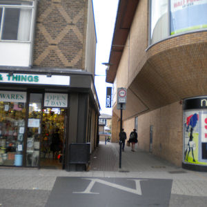 Paths round Grafton Centre