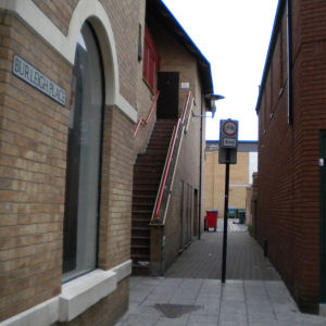 Paths round Grafton Centre