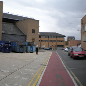 Paths round Grafton Centre
