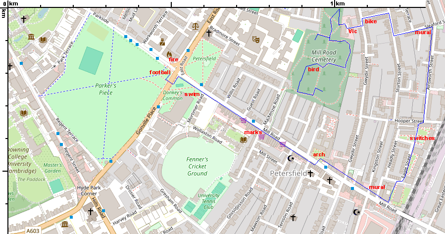  map Mill Road art